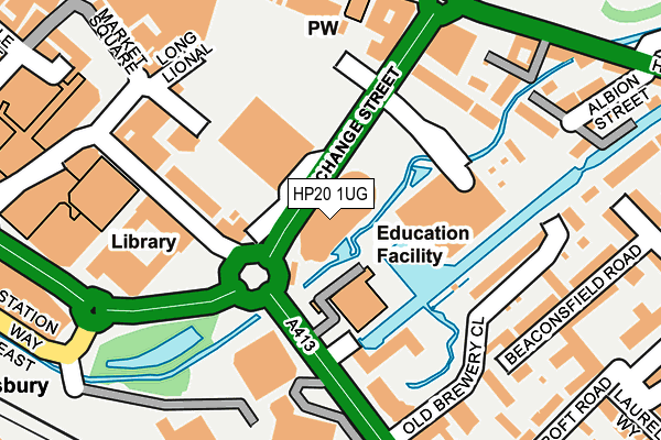 HP20 1UG map - OS OpenMap – Local (Ordnance Survey) HP20 1UG map - OS OpenMap – Local (Ordnance Survey)