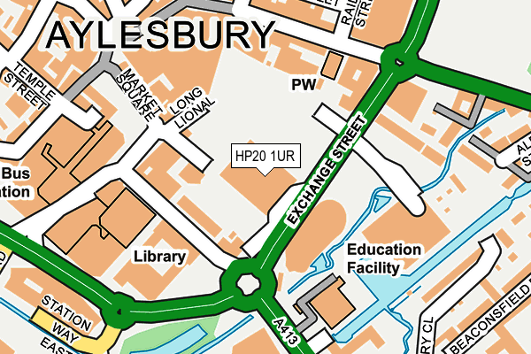 HP20 1UR map - OS OpenMap – Local (Ordnance Survey) HP20 1UR map - OS OpenMap – Local (Ordnance Survey)