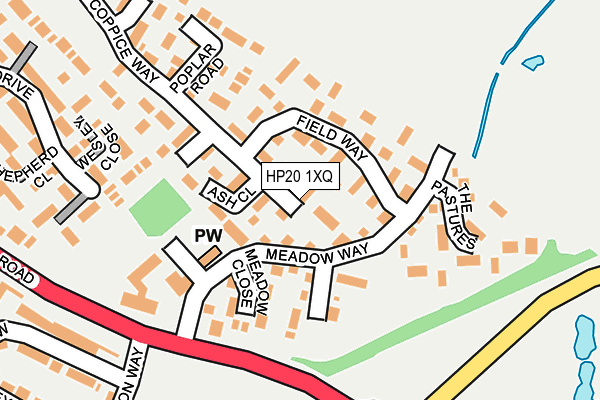 HP20 1XQ map - OS OpenMap – Local (Ordnance Survey) HP20 1XQ map - OS OpenMap – Local (Ordnance Survey)