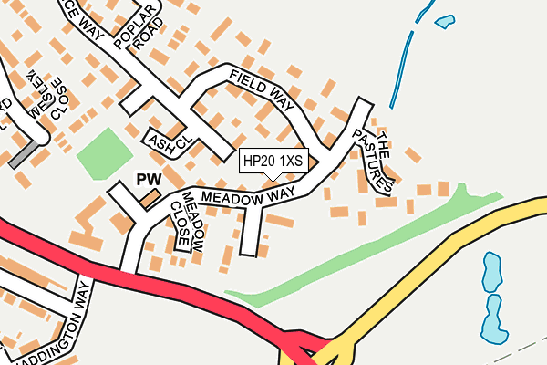 HP20 1XS map - OS OpenMap – Local (Ordnance Survey) HP20 1XS map - OS OpenMap – Local (Ordnance Survey)