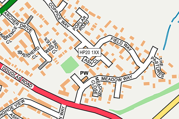 HP20 1XX map - OS OpenMap – Local (Ordnance Survey) HP20 1XX map - OS OpenMap – Local (Ordnance Survey)