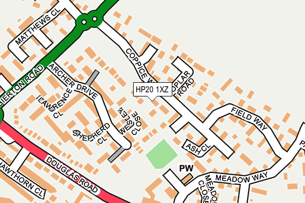 HP20 1XZ map - OS OpenMap – Local (Ordnance Survey) HP20 1XZ map - OS OpenMap – Local (Ordnance Survey)