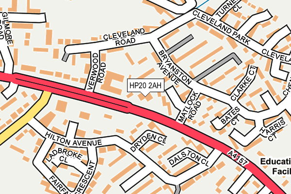 HP20 2AH map - OS OpenMap – Local (Ordnance Survey) HP20 2AH map - OS OpenMap – Local (Ordnance Survey)