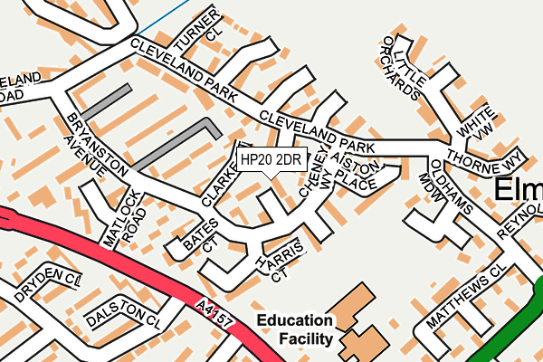 HP20 2DR map - OS OpenMap – Local (Ordnance Survey) HP20 2DR map - OS OpenMap – Local (Ordnance Survey)
