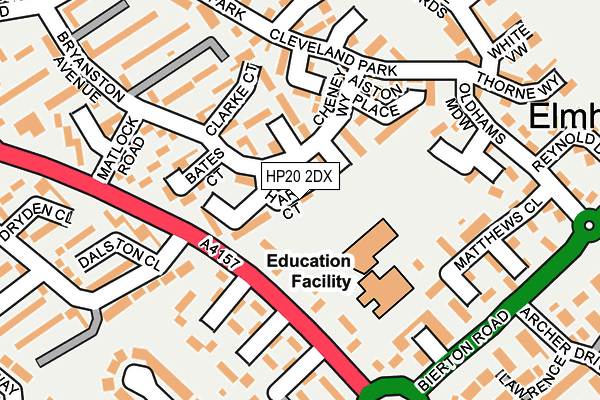 HP20 2DX map - OS OpenMap – Local (Ordnance Survey) HP20 2DX map - OS OpenMap – Local (Ordnance Survey)