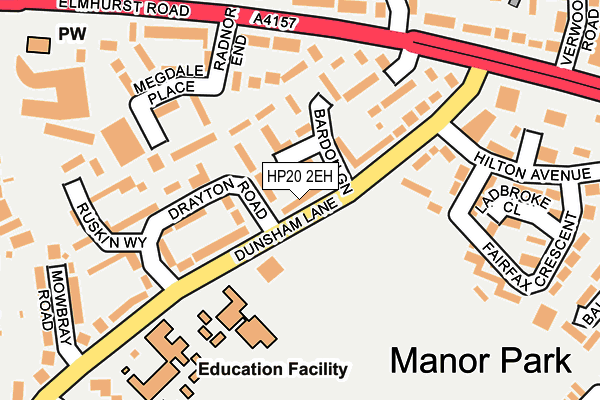 HP20 2EH map - OS OpenMap – Local (Ordnance Survey) HP20 2EH map - OS OpenMap – Local (Ordnance Survey)