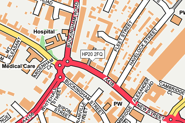HP20 2FQ map - OS OpenMap – Local (Ordnance Survey) HP20 2FQ map - OS OpenMap – Local (Ordnance Survey)
