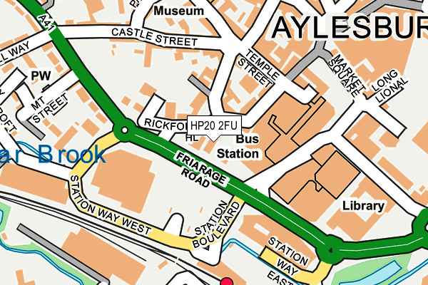 HP20 2FU map - OS OpenMap – Local (Ordnance Survey) HP20 2FU map - OS OpenMap – Local (Ordnance Survey)