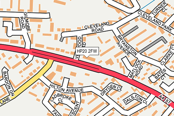 HP20 2FW map - OS OpenMap – Local (Ordnance Survey) HP20 2FW map - OS OpenMap – Local (Ordnance Survey)