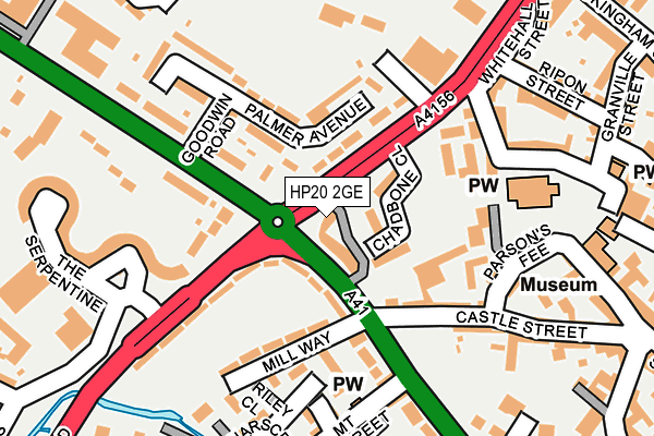 HP20 2GE map - OS OpenMap – Local (Ordnance Survey) HP20 2GE map - OS OpenMap – Local (Ordnance Survey)