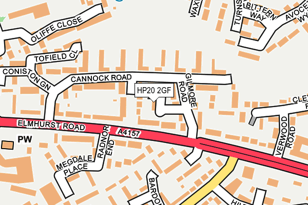 HP20 2GF map - OS OpenMap – Local (Ordnance Survey) HP20 2GF map - OS OpenMap – Local (Ordnance Survey)