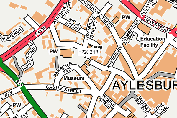 HP20 2HR map - OS OpenMap – Local (Ordnance Survey)