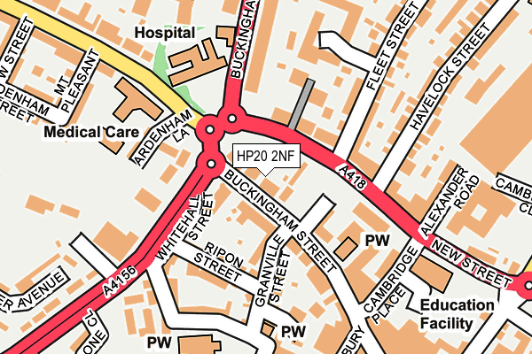 HP20 2NF map - OS OpenMap – Local (Ordnance Survey)