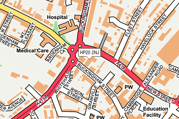 HP20 2NJ map - OS OpenMap – Local (Ordnance Survey) HP20 2NJ map - OS OpenMap – Local (Ordnance Survey)