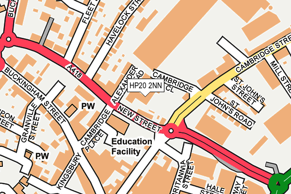 HP20 2NN map - OS OpenMap – Local (Ordnance Survey) HP20 2NN map - OS OpenMap – Local (Ordnance Survey)