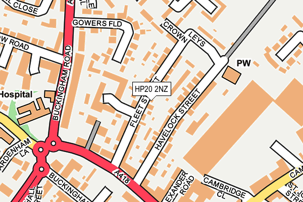 HP20 2NZ map - OS OpenMap – Local (Ordnance Survey) HP20 2NZ map - OS OpenMap – Local (Ordnance Survey)
