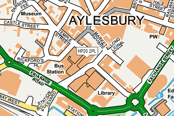 HP20 2PL map - OS OpenMap – Local (Ordnance Survey)