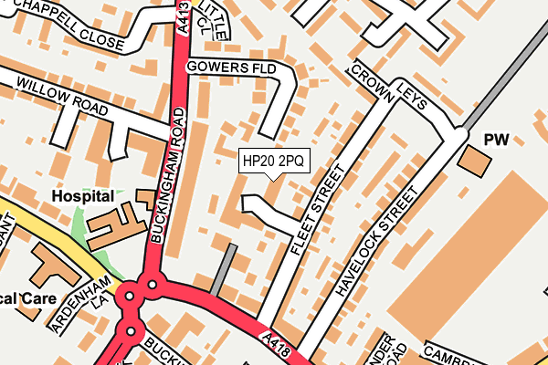 HP20 2PQ map - OS OpenMap – Local (Ordnance Survey) HP20 2PQ map - OS OpenMap – Local (Ordnance Survey)