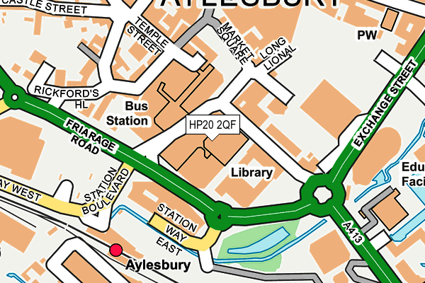 HP20 2QF map - OS OpenMap – Local (Ordnance Survey) HP20 2QF map - OS OpenMap – Local (Ordnance Survey)