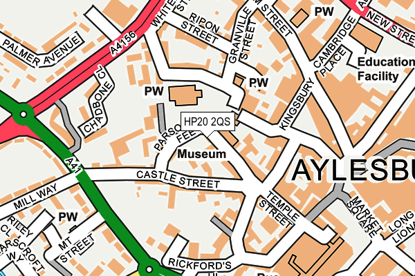 HP20 2QS map - OS OpenMap – Local (Ordnance Survey) HP20 2QS map - OS OpenMap – Local (Ordnance Survey)