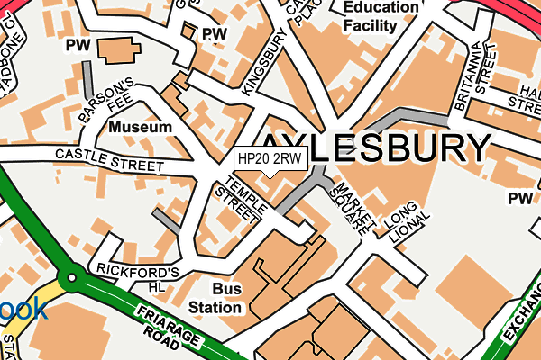 HP20 2RW map - OS OpenMap – Local (Ordnance Survey) HP20 2RW map - OS OpenMap – Local (Ordnance Survey)