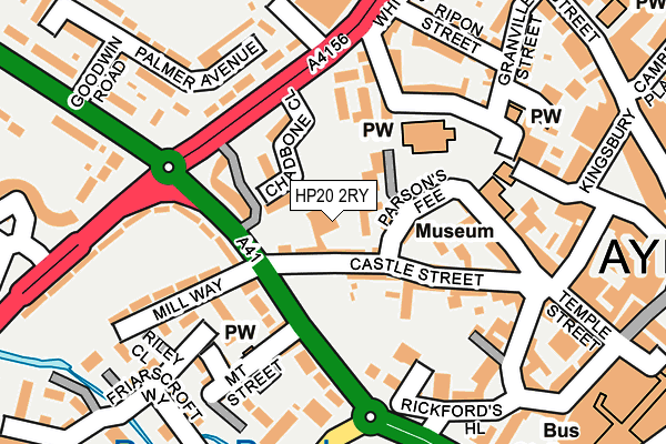 HP20 2RY map - OS OpenMap – Local (Ordnance Survey) HP20 2RY map - OS OpenMap – Local (Ordnance Survey)