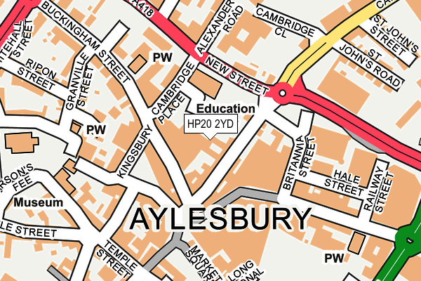 HP20 2YD map - OS OpenMap – Local (Ordnance Survey) HP20 2YD map - OS OpenMap – Local (Ordnance Survey)