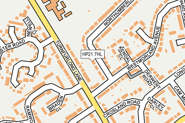 HP21 7HL map - OS OpenMap – Local (Ordnance Survey) HP21 7HL map - OS OpenMap – Local (Ordnance Survey)