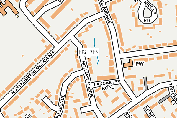 HP21 7HN map - OS OpenMap – Local (Ordnance Survey) HP21 7HN map - OS OpenMap – Local (Ordnance Survey)