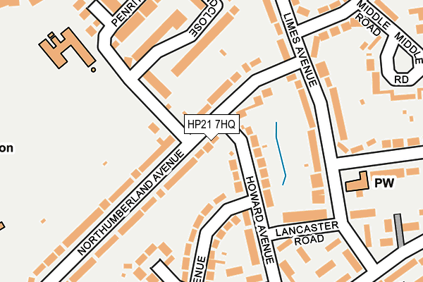 HP21 7HQ map - OS OpenMap – Local (Ordnance Survey) HP21 7HQ map - OS OpenMap – Local (Ordnance Survey)