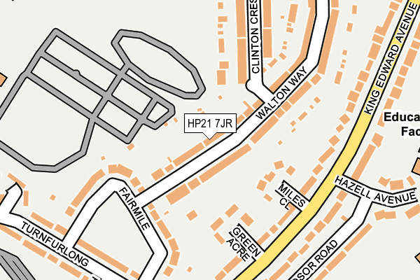 HP21 7JR map - OS OpenMap – Local (Ordnance Survey) HP21 7JR map - OS OpenMap – Local (Ordnance Survey)