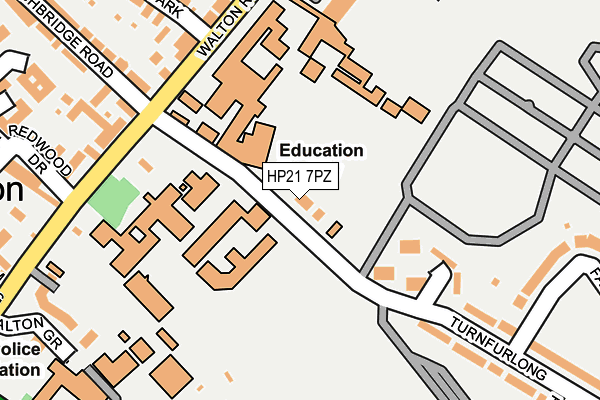 HP21 7PZ map - OS OpenMap – Local (Ordnance Survey) HP21 7PZ map - OS OpenMap – Local (Ordnance Survey)