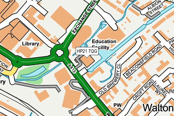 HP21 7QG map - OS OpenMap – Local (Ordnance Survey) HP21 7QG map - OS OpenMap – Local (Ordnance Survey)