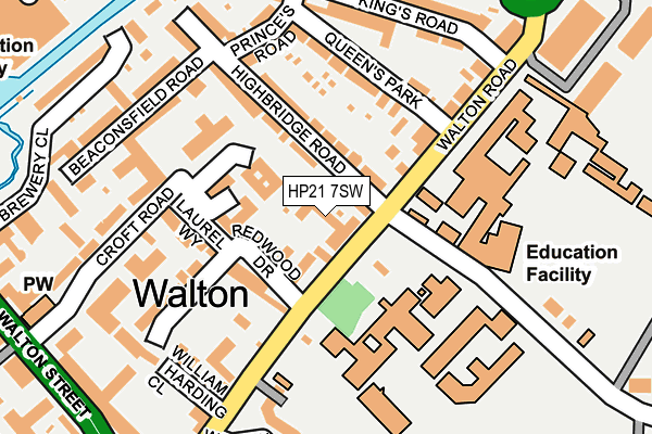 HP21 7SW map - OS OpenMap – Local (Ordnance Survey) HP21 7SW map - OS OpenMap – Local (Ordnance Survey)