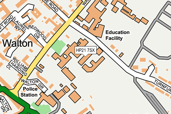 HP21 7SX map - OS OpenMap – Local (Ordnance Survey) HP21 7SX map - OS OpenMap – Local (Ordnance Survey)