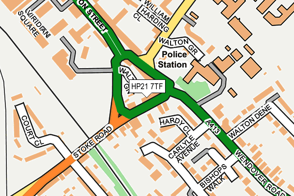 HP21 7TF map - OS OpenMap – Local (Ordnance Survey) HP21 7TF map - OS OpenMap – Local (Ordnance Survey)