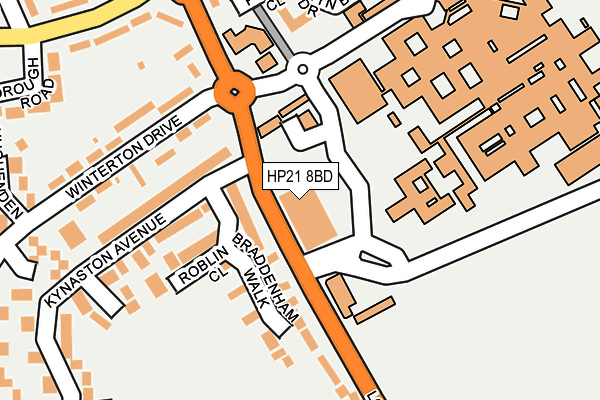HP21 8BD map - OS OpenMap – Local (Ordnance Survey) HP21 8BD map - OS OpenMap – Local (Ordnance Survey)