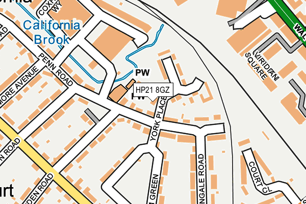 HP21 8GZ map - OS OpenMap – Local (Ordnance Survey) HP21 8GZ map - OS OpenMap – Local (Ordnance Survey)