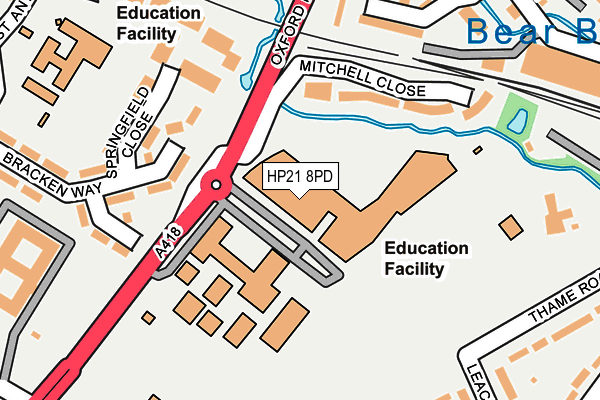 HP21 8PD map - OS OpenMap – Local (Ordnance Survey) HP21 8PD map - OS OpenMap – Local (Ordnance Survey)