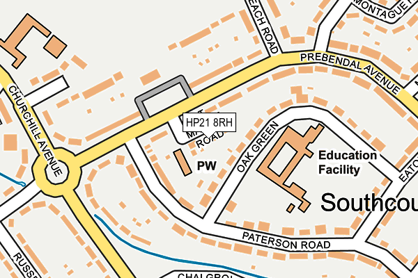 HP21 8RH map - OS OpenMap – Local (Ordnance Survey) HP21 8RH map - OS OpenMap – Local (Ordnance Survey)