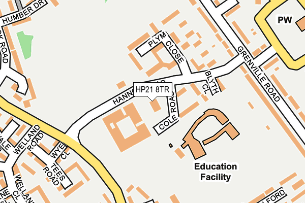 HP21 8TR map - OS OpenMap – Local (Ordnance Survey) HP21 8TR map - OS OpenMap – Local (Ordnance Survey)