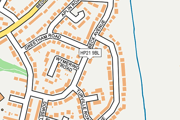 HP21 9BL map - OS OpenMap – Local (Ordnance Survey) HP21 9BL map - OS OpenMap – Local (Ordnance Survey)