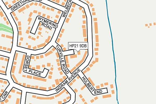 HP21 9DB map - OS OpenMap – Local (Ordnance Survey) HP21 9DB map - OS OpenMap – Local (Ordnance Survey)