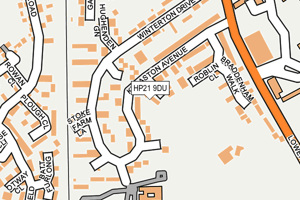 HP21 9DU map - OS OpenMap – Local (Ordnance Survey) HP21 9DU map - OS OpenMap – Local (Ordnance Survey)