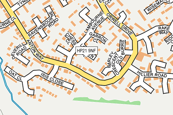 HP21 9NF map - OS OpenMap – Local (Ordnance Survey)