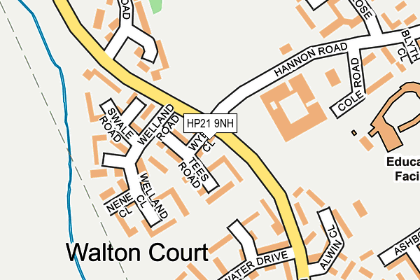 HP21 9NH map - OS OpenMap – Local (Ordnance Survey)