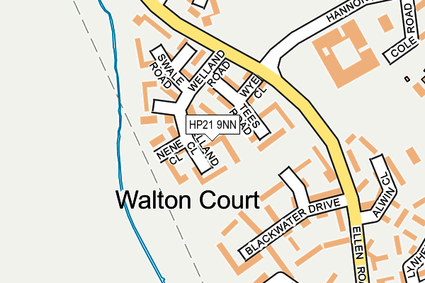 HP21 9NN map - OS OpenMap – Local (Ordnance Survey) HP21 9NN map - OS OpenMap – Local (Ordnance Survey)