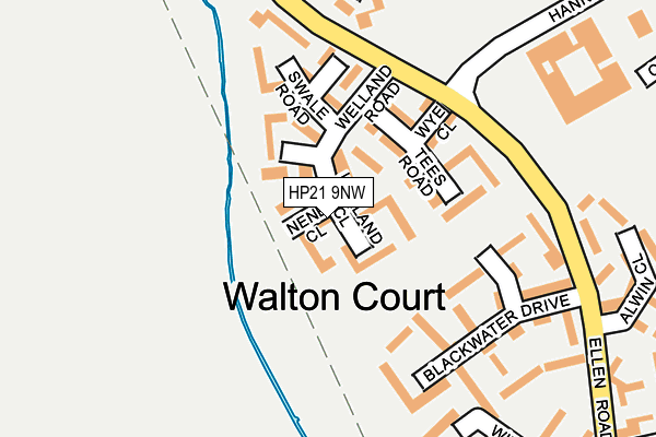 HP21 9NW map - OS OpenMap – Local (Ordnance Survey) HP21 9NW map - OS OpenMap – Local (Ordnance Survey)