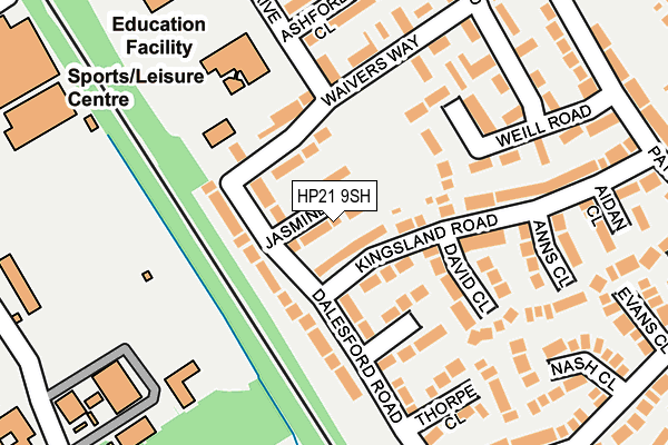HP21 9SH map - OS OpenMap – Local (Ordnance Survey)