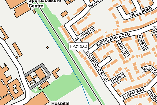 HP21 9XD map - OS OpenMap – Local (Ordnance Survey) HP21 9XD map - OS OpenMap – Local (Ordnance Survey)